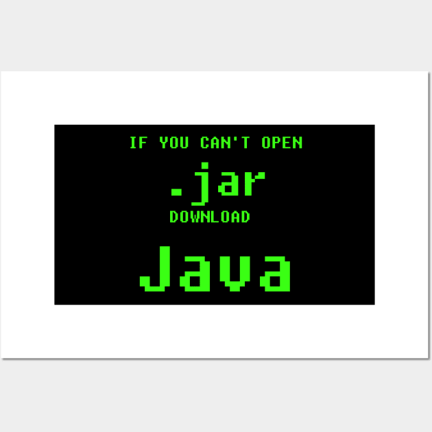 java programmer t-shirt Wall Art by de_sign_in@outlook.com